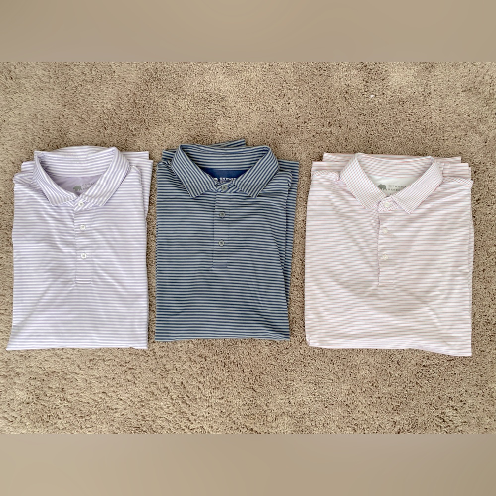 Lot of Onward Reserve Polo Shirts - Size L
